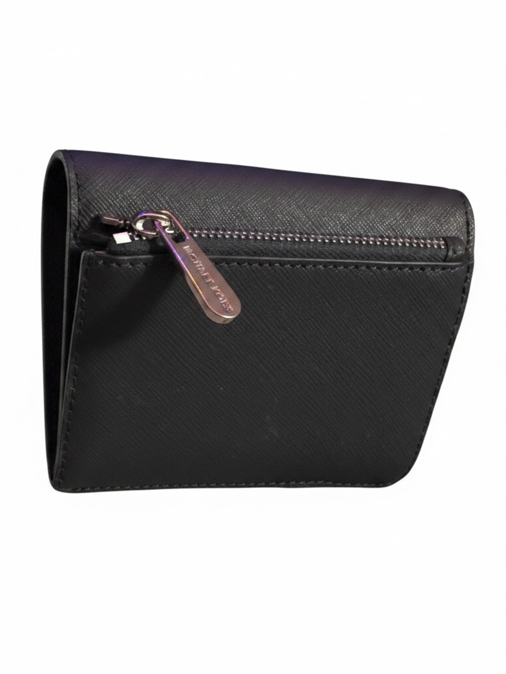 Michael Kors Studded Bifold Wallet - Navy Saffiano Leather - Picture 4 of 11